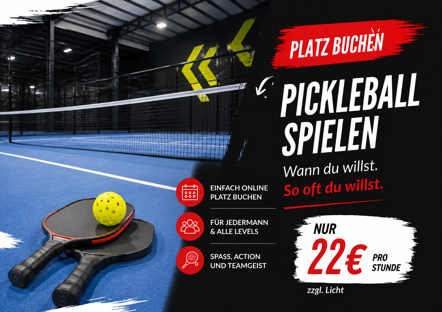 Pickleball Platz buchen in Sehnde | B.E.A.T.